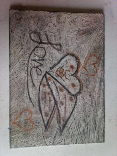 charcoal canvas drawing - Thumbnail 2