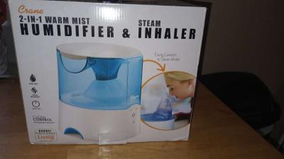 two in one warm mist humidifier and steam inhaler - Thumbnail 5