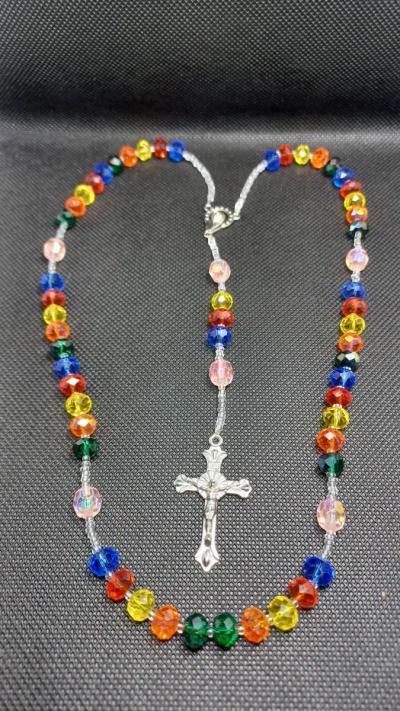 rainbow colors rosary - Thumbnail 2