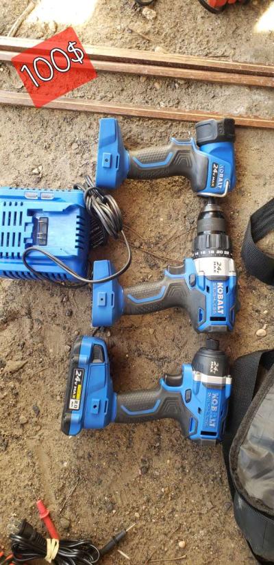 kobalt 3tool combo 24v