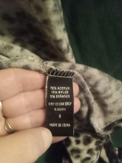 Cecico Small Leopard Print Shrug Cardigan - Thumbnail 3