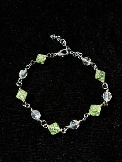 handmade glass beaded bracelet - Thumbnail 3