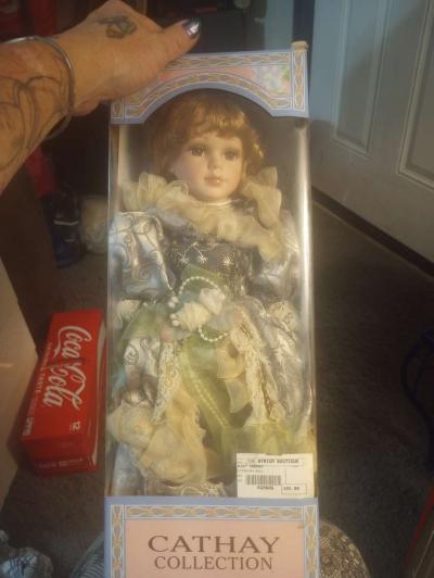 Sherry a Cathay Collection Porcelain Victorian Doll - Galveston, Texas