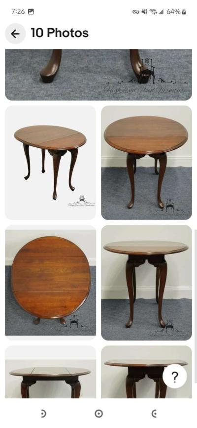 side table drop leaf - Thumbnail 2