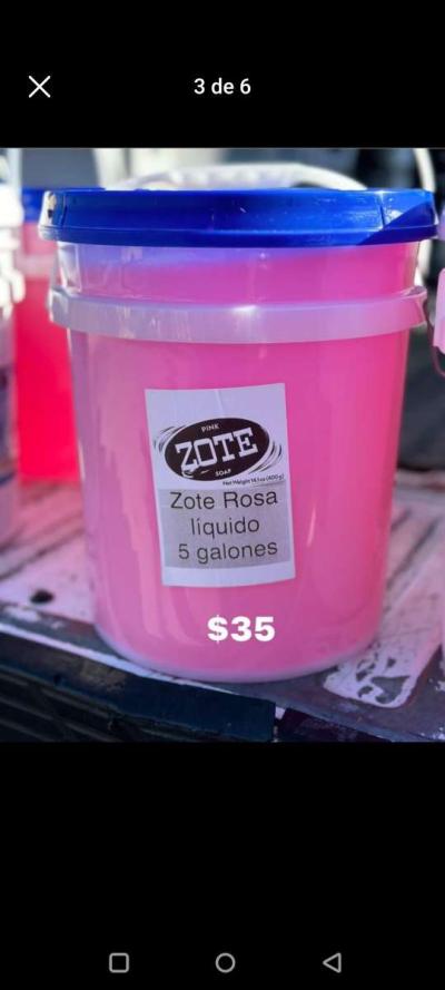 laundry detergent pink liquid zote - Thumbnail 2
