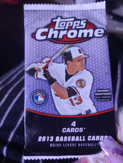 2013 Topps Chrome Baseball Hobby Foil Pack - Thumbnail 2