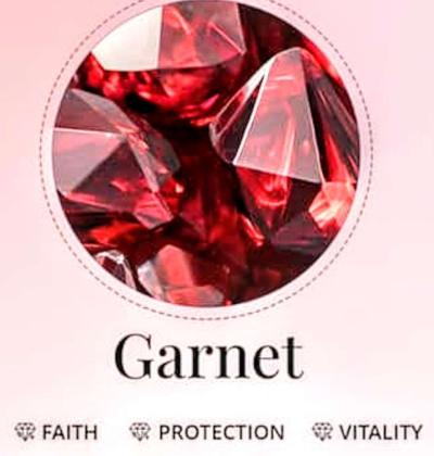 SOLD  Orissa Rose Garnet Sterling Silver Pendant - Thumbnail 4