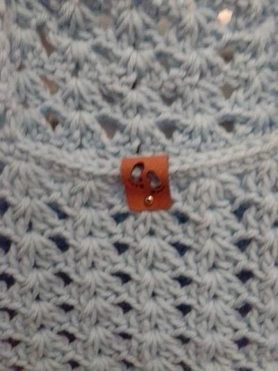 Crocheted baby Easter Dress - Thumbnail 4