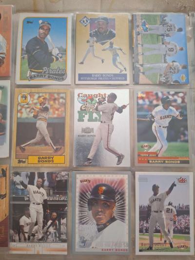 Barry bonds cards front to back in mint condition too - Thumbnail 3