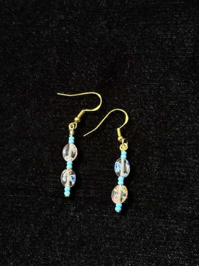 handmade glass bead earrings - Tehachapi, California