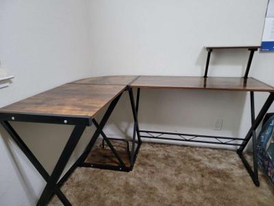 L shaped desk