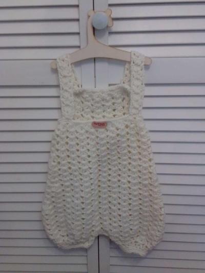Baby Romper handcrafted by Yarn Artist The Angry Crocheter - Thumbnail 4