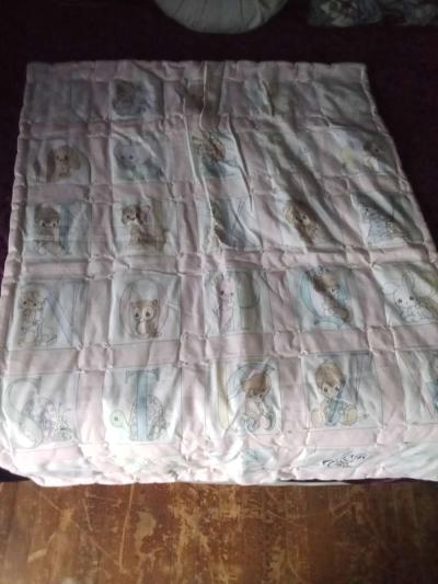 Prescious moments baby blanket reversible sides - Thumbnail 3