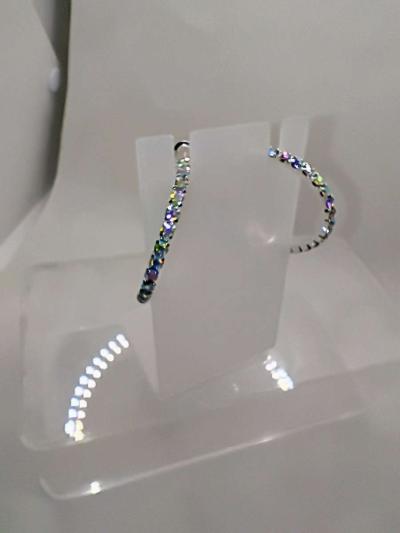 Rhinestone bracelet and earrings sey - Thumbnail 2