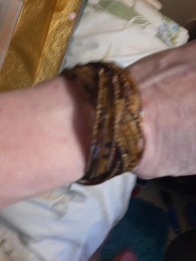 Brown Bead Bracelet - Thumbnail 4