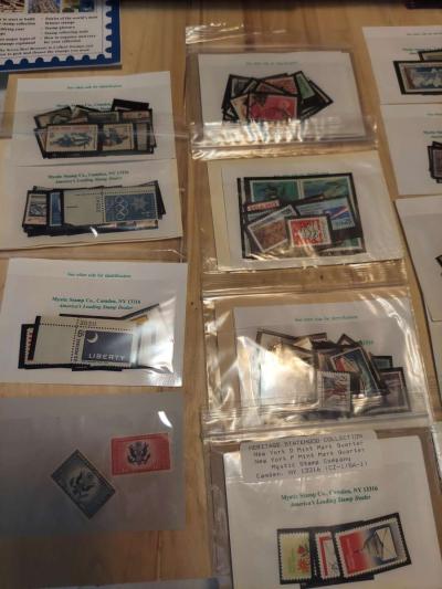 I have five hundred old post stamps and some books and some - Goodrich, Texas