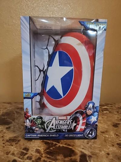 Captain America Night Light Wall Decor Marvel Brand - Houston, Texas