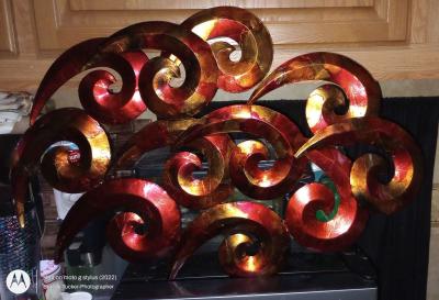 3D metal Chinese wind or abstract wall art - Thumbnail 3