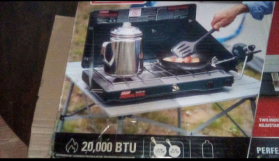 Coleman 2 burner portable propane stove