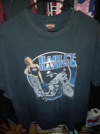 collectible mens HarleyDavidson tshirt extra large must pick - Thumbnail 3