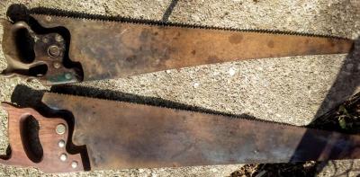 antique hand saws - Thumbnail 2