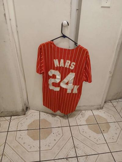Bruno Mars 24K Hooligans Baseball Jersey Shirts M - Thumbnail 2