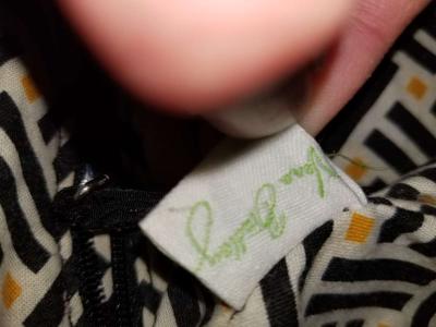Vera Bradley small black quilted backpack purse - Thumbnail 5