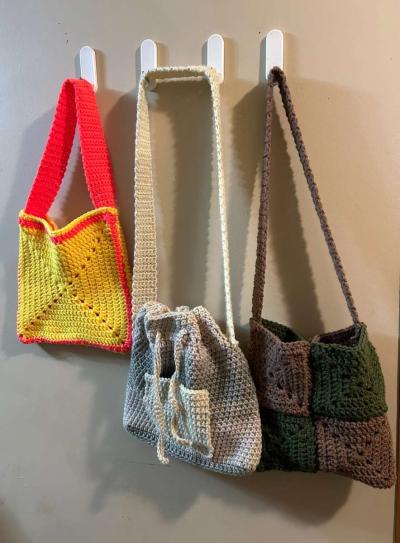 handmade crochet bags - Thumbnail 2