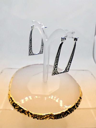 Silver earrings - Thumbnail 3