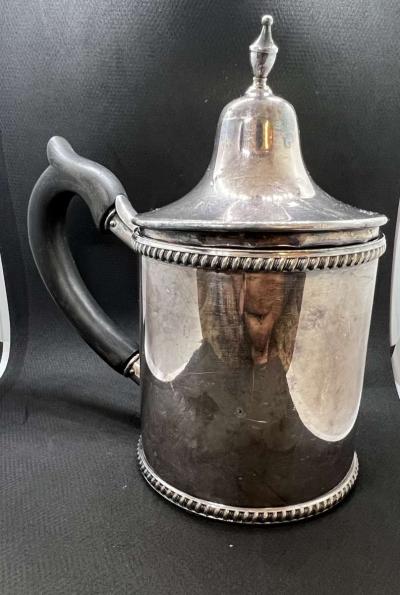 Wonderful Old Vintage Sliver Plated Tea Pot With Birtsh Lago - Thumbnail 4