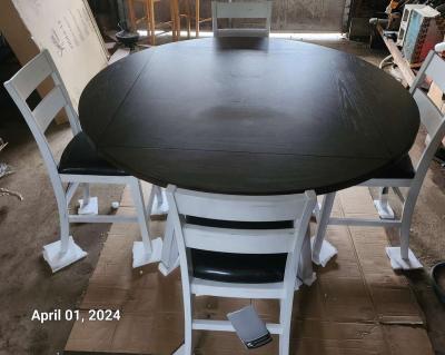 Signature Ashley Drop Leaf Counter Top Height Table Set