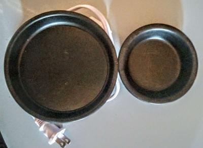 Black Wax Warmer with White Plug - Thumbnail 3