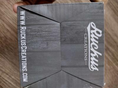 Ruckus Creations Old Fashioned Cigar Whiskey Glass - Thumbnail 5