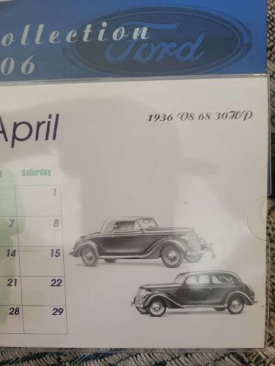 Ford motors classic collections 2006 AD calander - Thumbnail 2