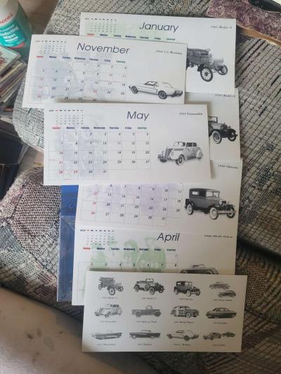 Ford motors classic collections 2006 AD calander - Thumbnail 3