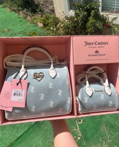 juicy couture matching mini bag gift box set - Thumbnail 2