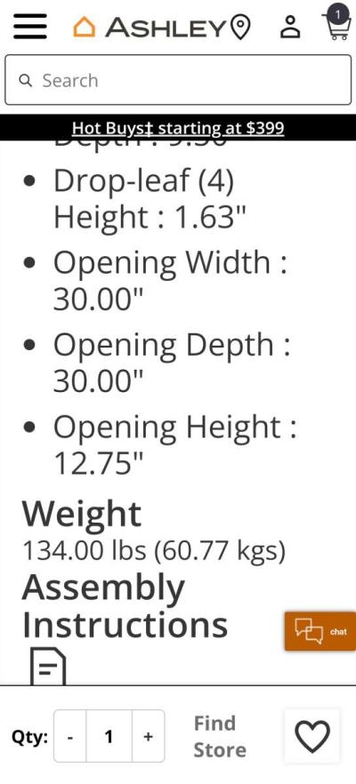 Signature Ashley Drop Leaf Counter Top Height Table Set - Thumbnail 3