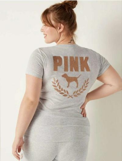 Victorias Secret PINK Everyday Crew Tee - Thumbnail 3