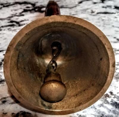 Brass Bell with Wooden Handle - Thumbnail 5