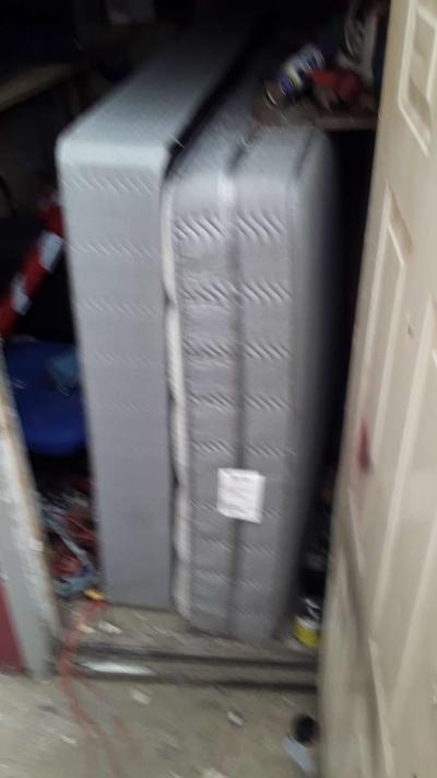 bed with matching mattress and box spring - Thumbnail 2