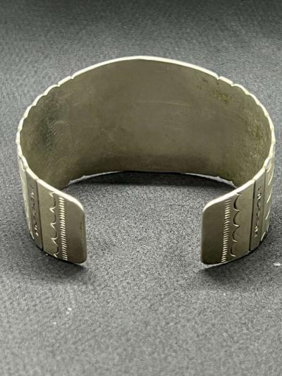 Collectable Old  Authentic Eygptian Sliver Plated Bangle - Thumbnail 3