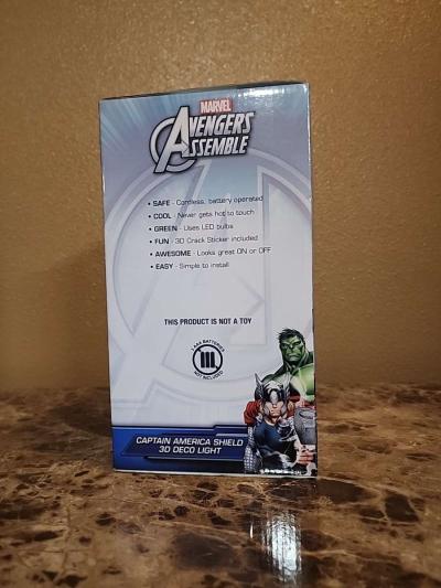 Captain America Night Light Wall Decor Marvel Brand - Thumbnail 5