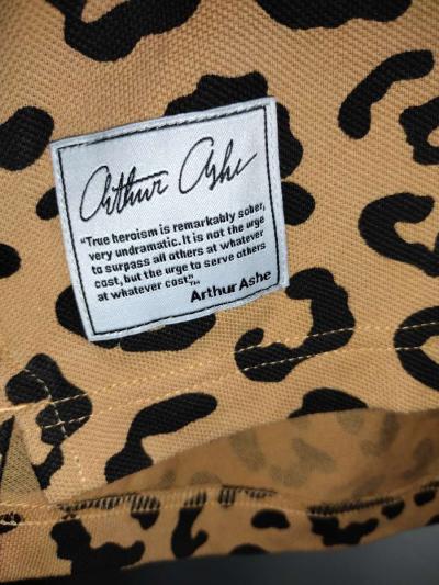 Arthur Ashe Leopard 1968 Tennis Tee - Thumbnail 4