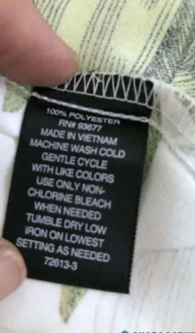 Worthington Sleeveless Summer Ivory Floral Polyester Dress S - Thumbnail 5