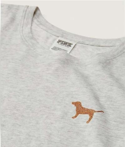 Victorias Secret PINK Everyday Crew Tee - Thumbnail 4