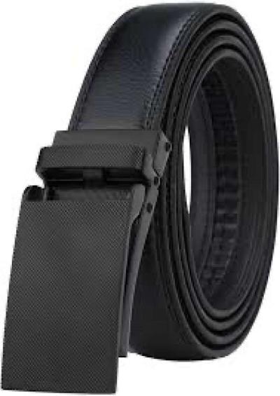 Ratchet Dress Belt with Automatic BLACK