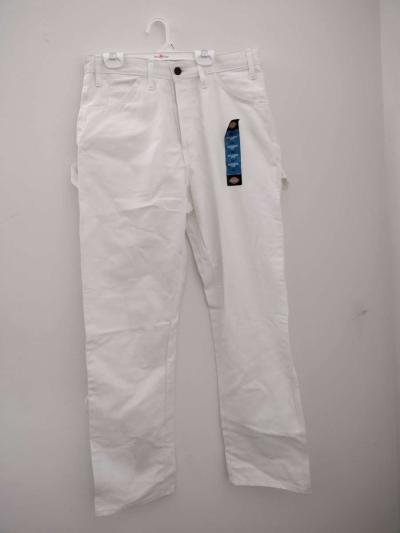 Dickies White Relaxed Fit Carpenter Jeans MENS SIZE 3232 - Thumbnail 2