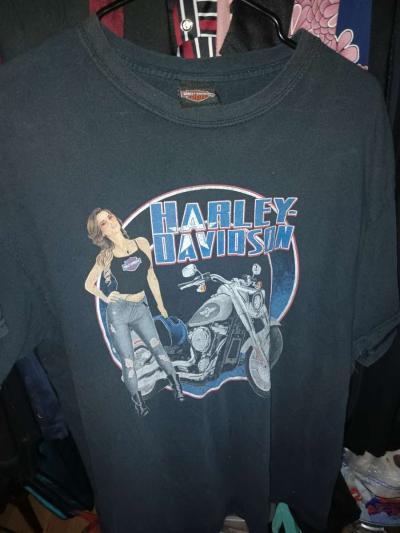 collectible mens HarleyDavidson tshirt extra large must pick - Thumbnail 2