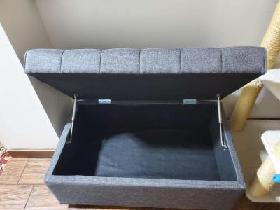 small sofa with rectangular storage ottoman - Thumbnail 3