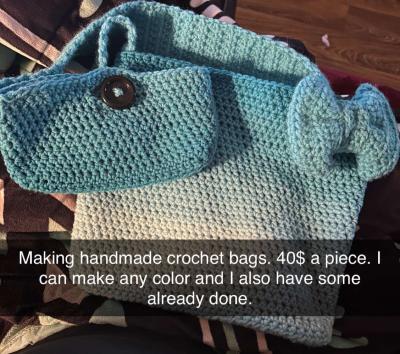 handmade crochet bags